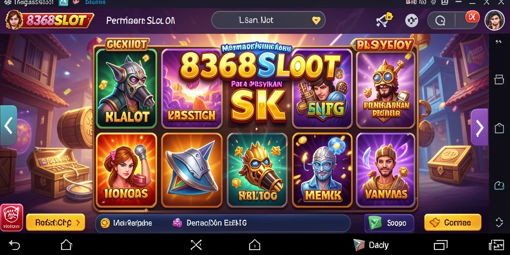 Tampilan gameplay 8368SLOT yang memukau dan menarik.