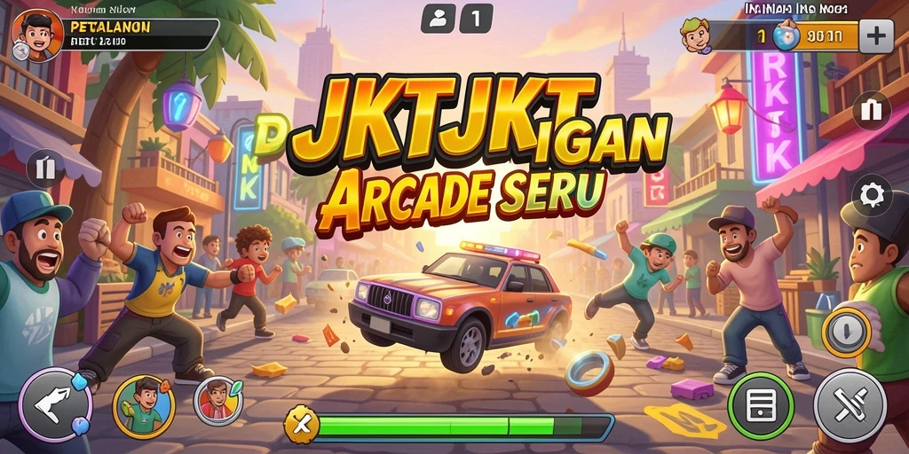 Tangkapan layar JKTJKT menampilkan gameplay yang dinamis dan menarik.