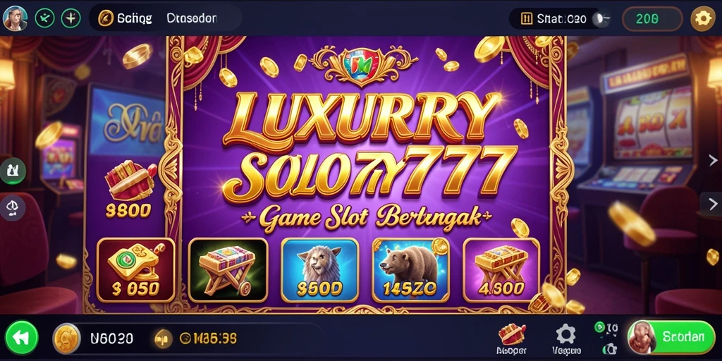 Gameplay mendebarkan dalam LUXURY777 yang penuh dengan keseruan.