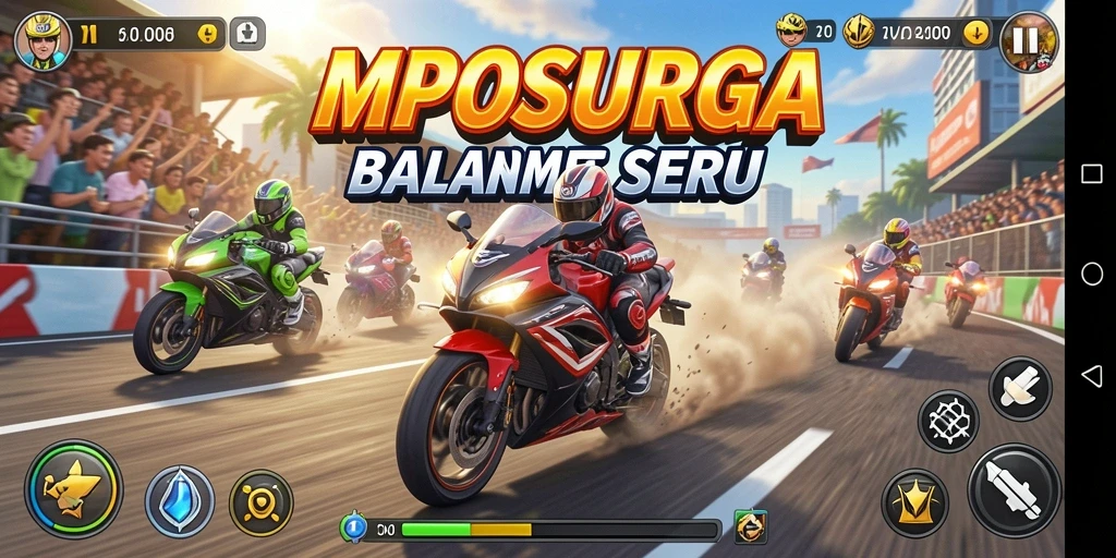 Gameplay MPOSURGA yang mendebarkan dan penuh adrenalin.