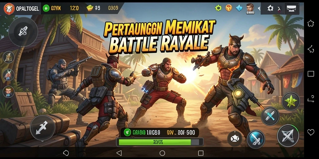 Tampilan menarik dari gameplay seru OPALTOGEL di medan perang.
