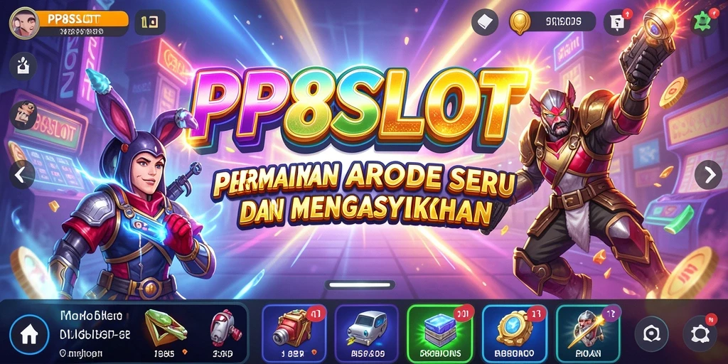 Screenshot utama gameplay PP8SLOT yang menampilkan grafis menarik dan tantangan seru.