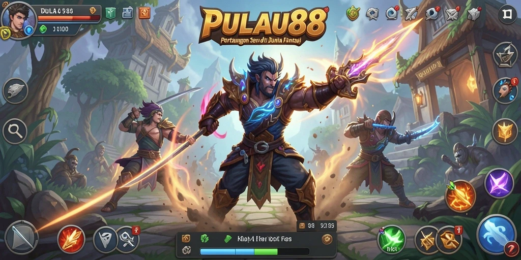Tampilan gameplay PULAU88 yang menegangkan dan dinamis.